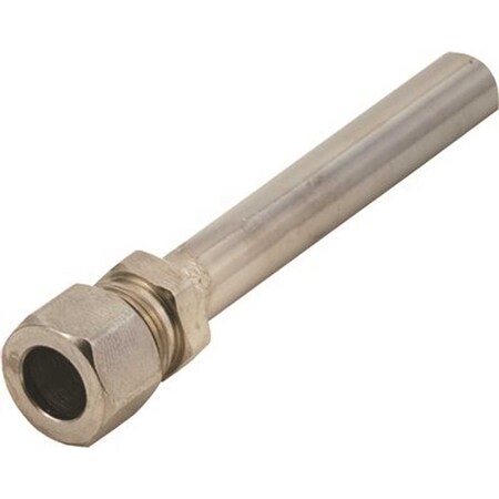Proplus 3/8 in. Comp x 12 in. L Delta Style Bathroom Faucet Riser Tube Water Connector Supply Line Rough 260965
